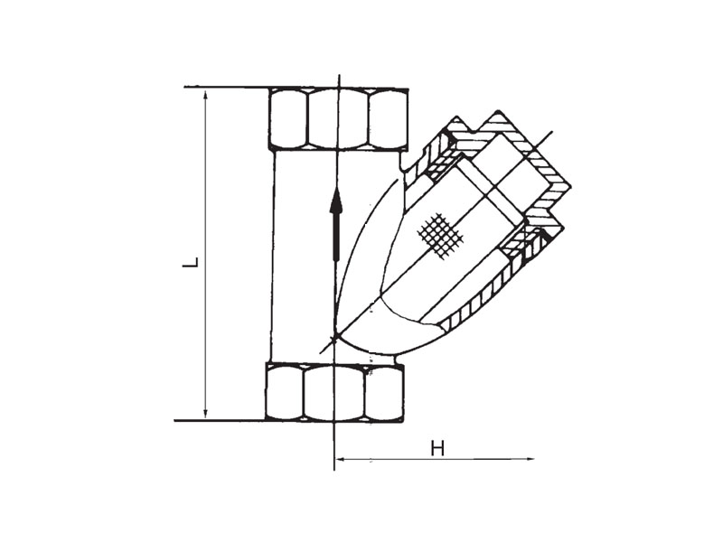 黃銅過濾器 SY11-16T